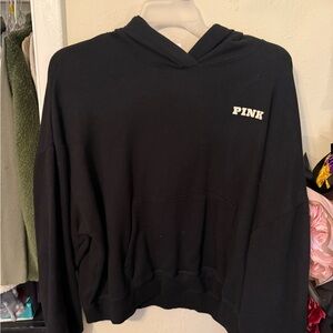 PINK Victoria's Secret Black Cowl Neck Sweater